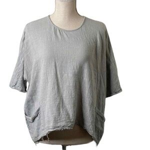 Casual Gray COPE Medium top